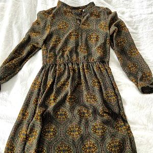 Zara Long Sleeve Mini Dress